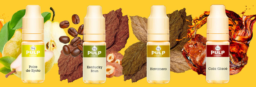 les e-liquides Pulp